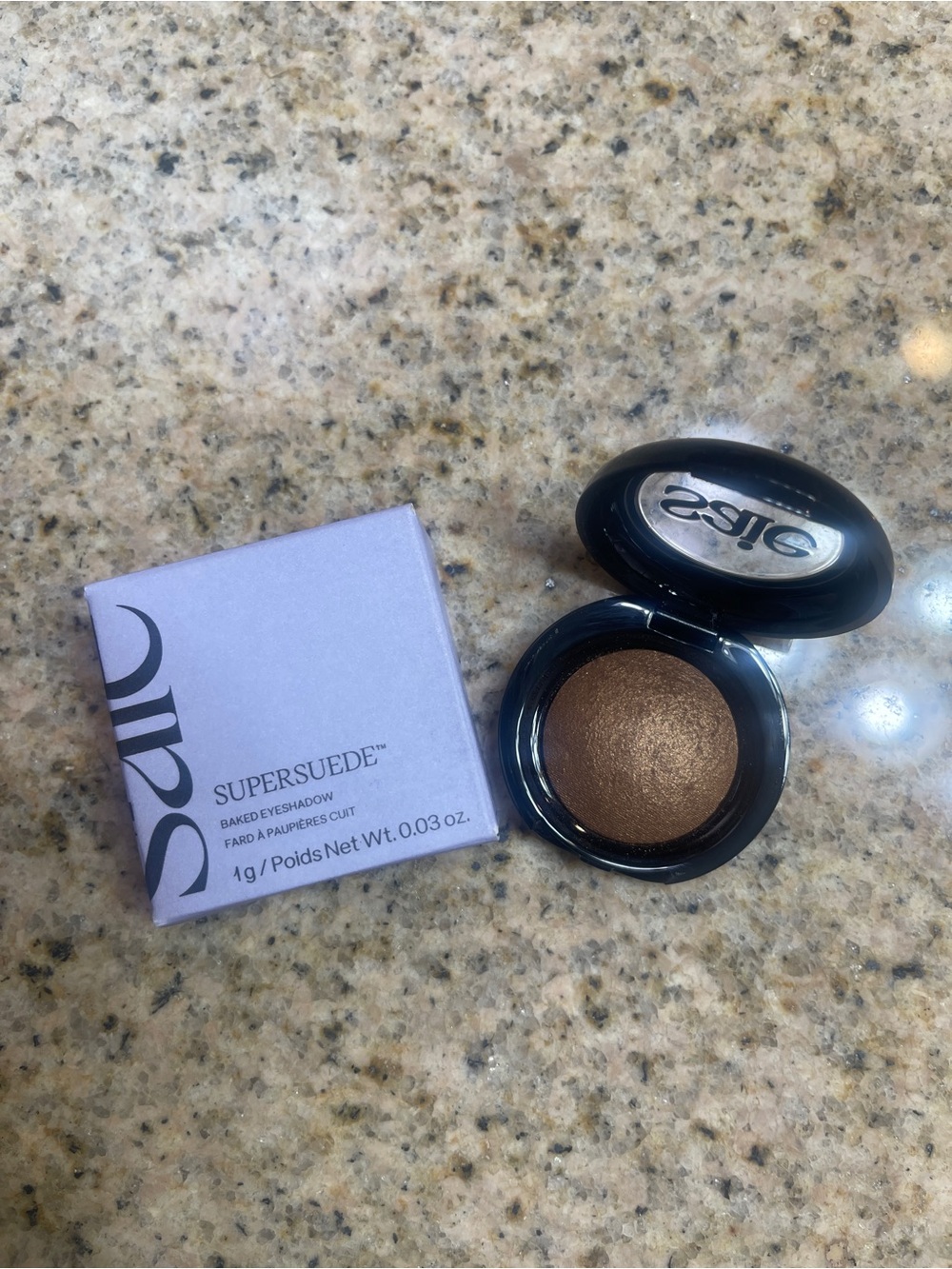 Saie Supersuede Baked Eyeshadow in Affogato Shimmer New in box